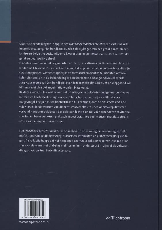 Handboek diabetes mellitus Handboek diabetes mellitus achterkant