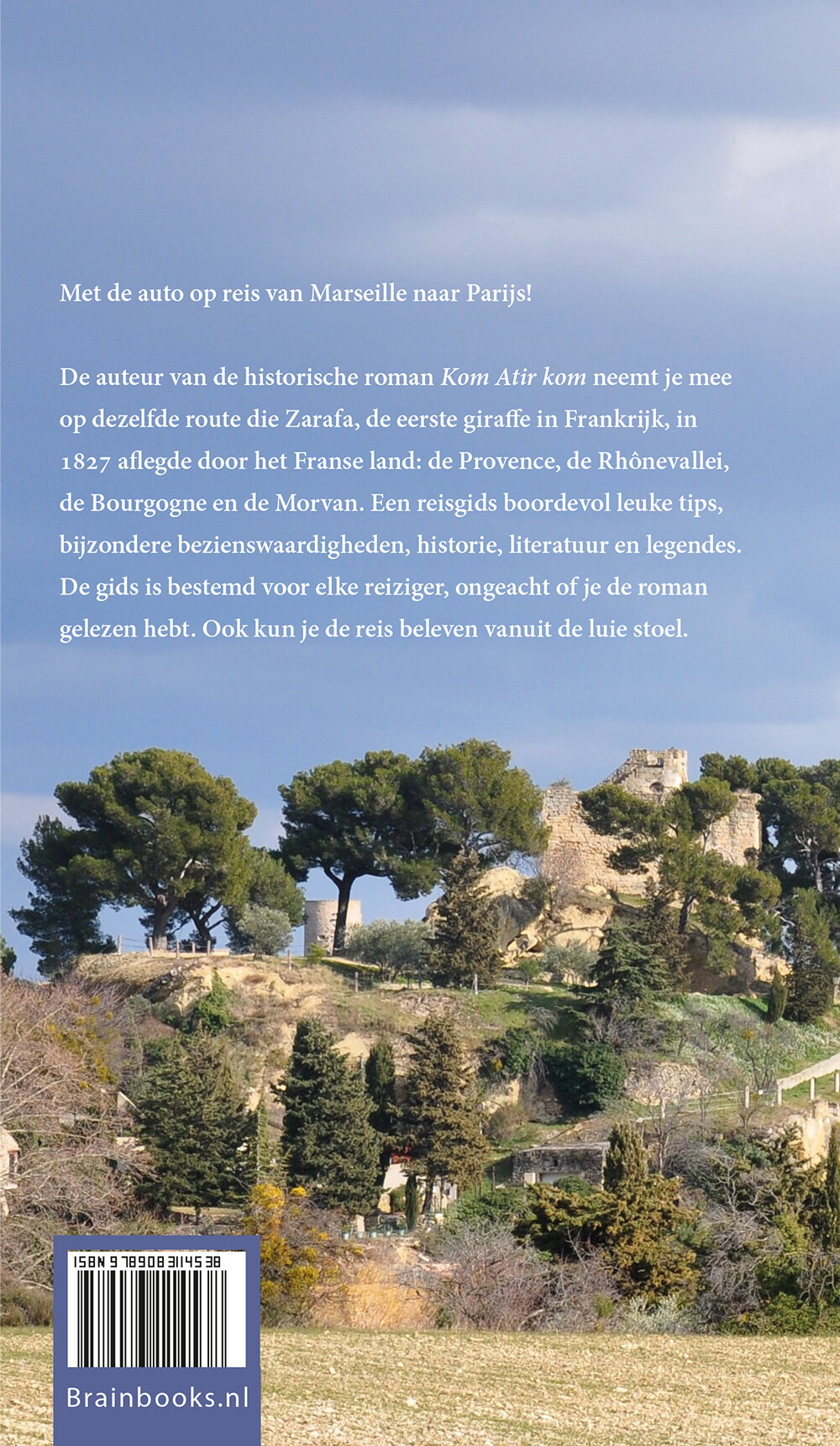 In de voetsporen van Zarafa achterkant