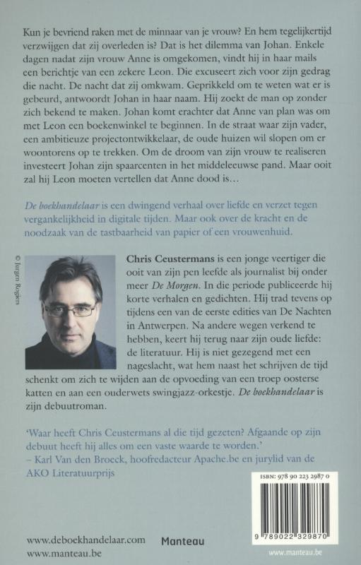 De boekhandelaar achterkant