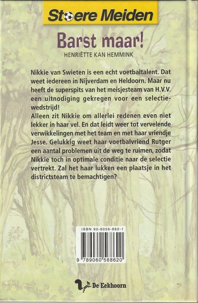 Barst maar ! / Stoere meiden achterkant