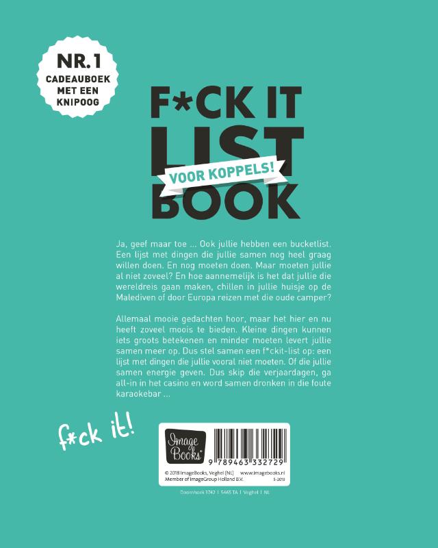 F*CK-it list book voor koppels achterkant
