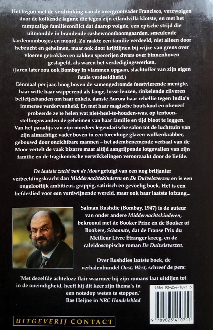 De laatste zucht van de Moor achterkant