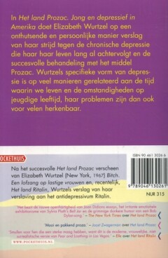 Het land Prozac / Pockethuis achterkant