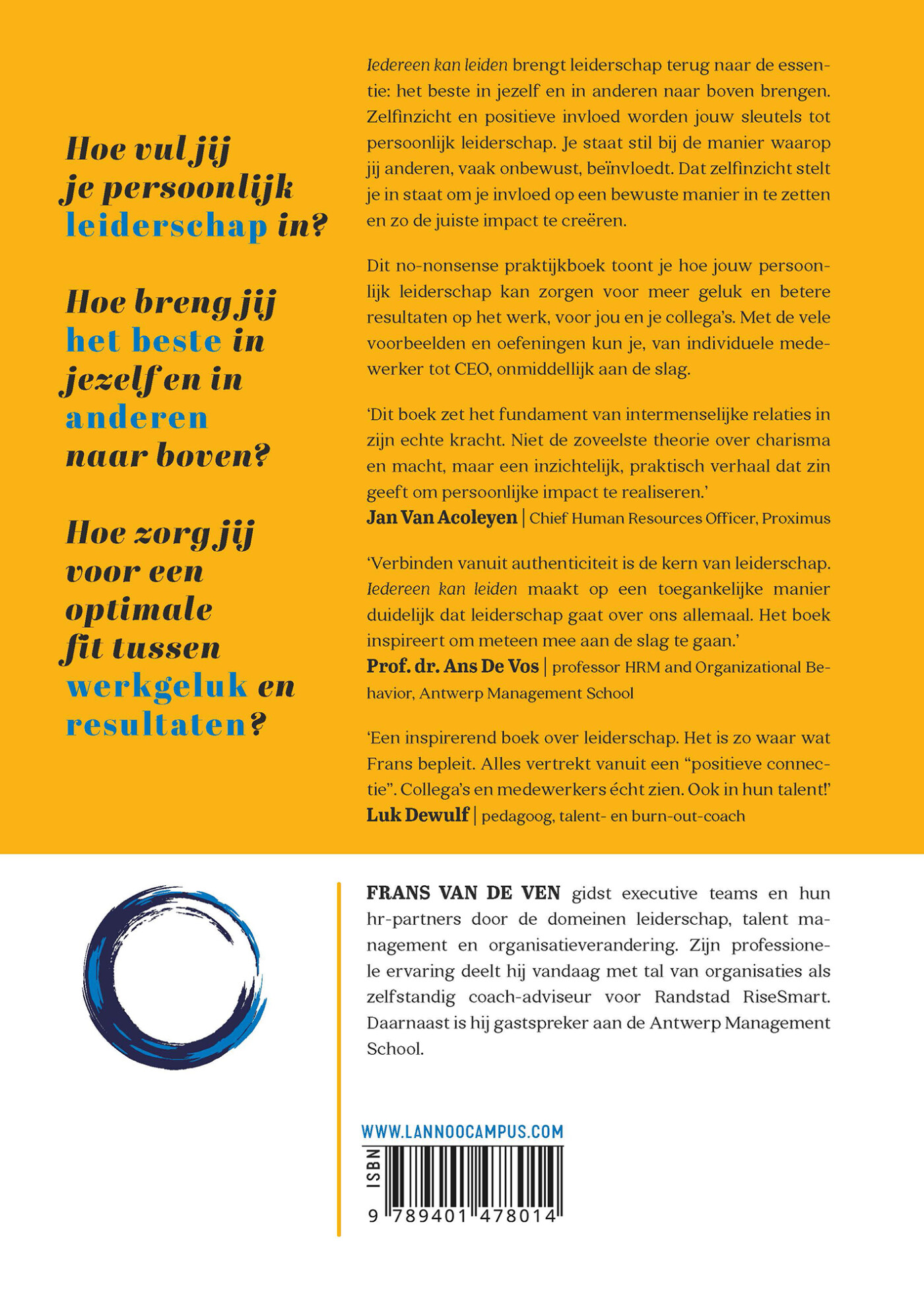 Iedereen kan leiden achterkant