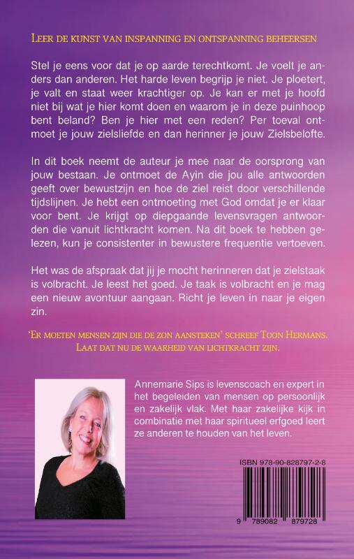 Zielsbelofte Zielsbelofte achterkant