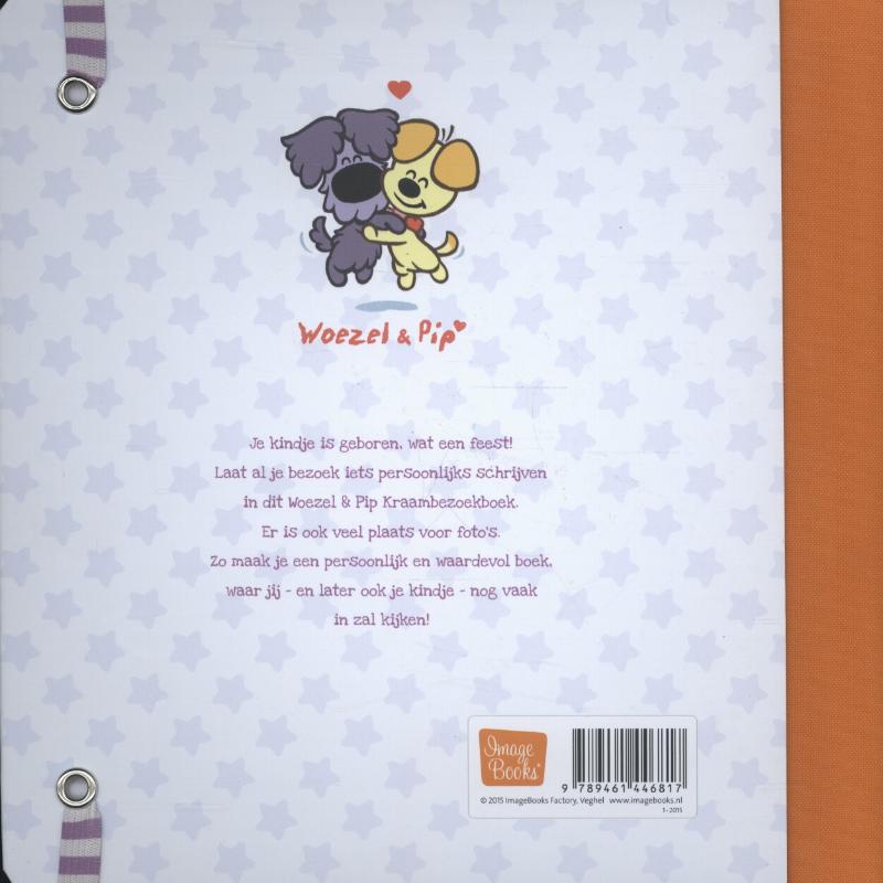 Woezel & Pip  -   Mijn kraambezoekboek achterkant