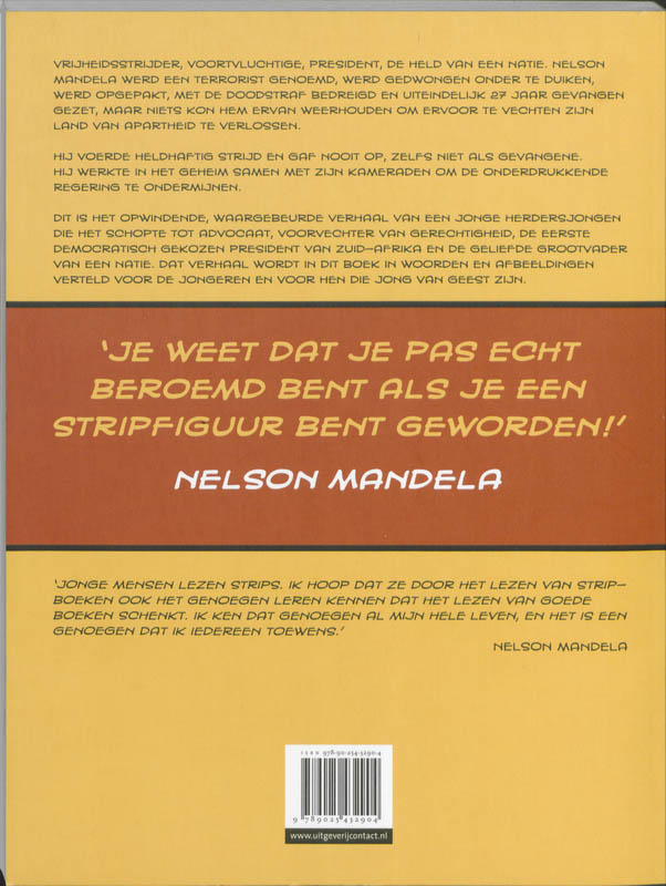Nelson Mandela achterkant
