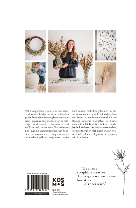 Droogbloemen achterkant