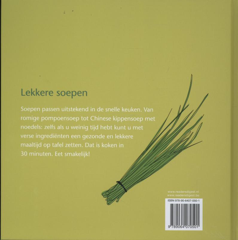 Koken in 30 minuten lekkere soepen Koken in 30 minuten lekkere soepen achterkant