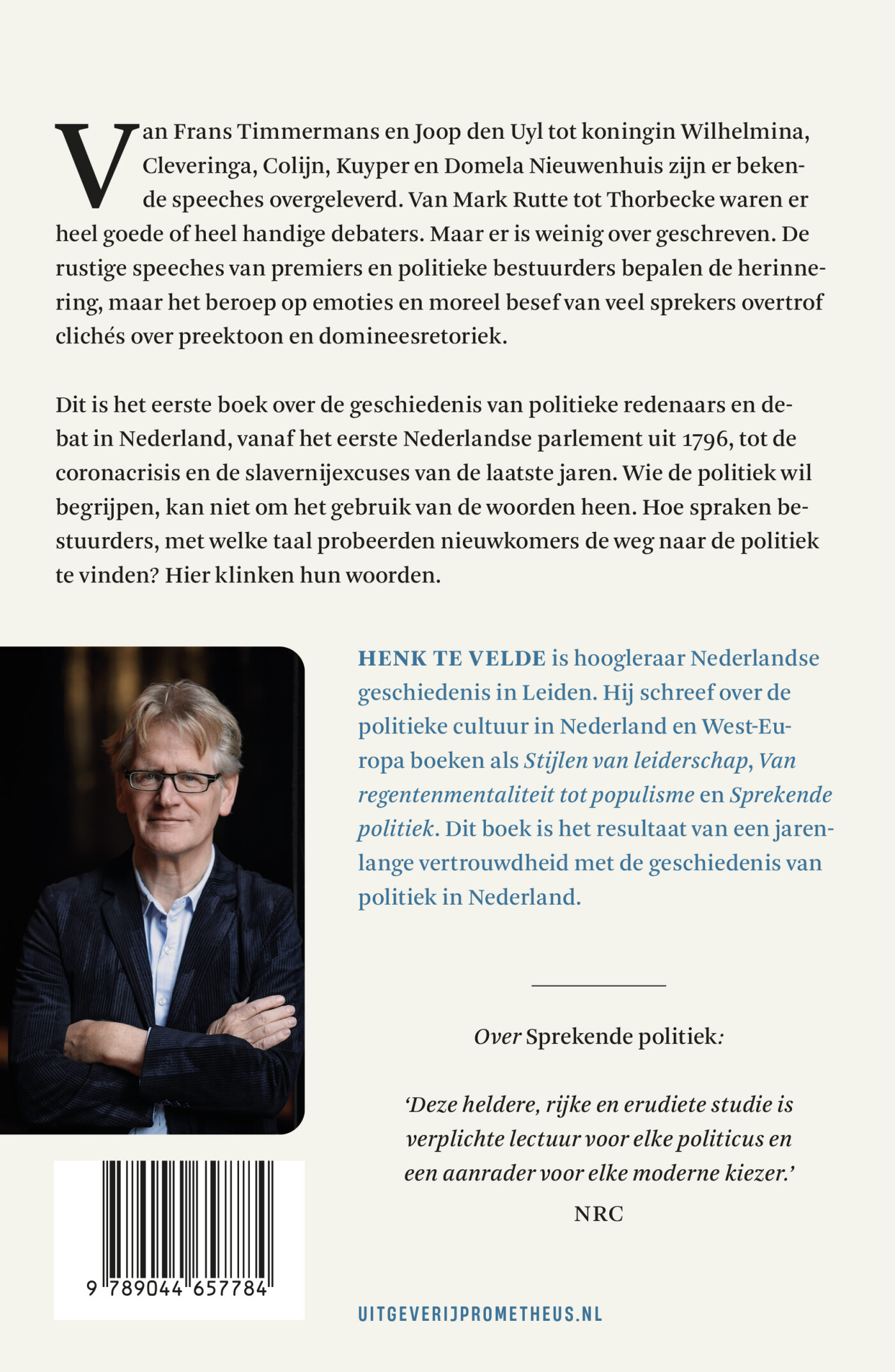 Land van redenaars en debat achterkant