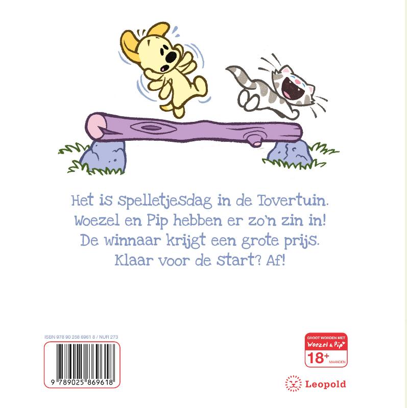 Spelletjesdag / Woezel & Pip achterkant