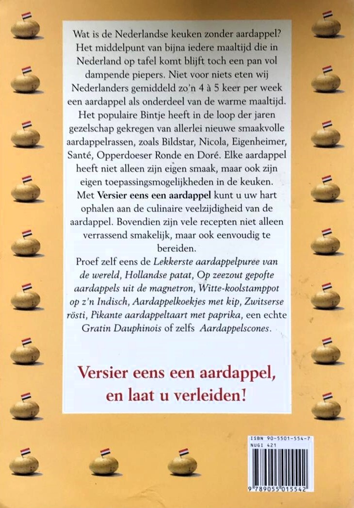 VERSIER EENS EEN AARDAPPEL VERSIER EENS EEN AARDAPPEL achterkant