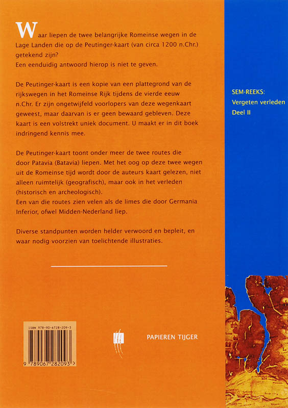 De Peutinger-kaart en de Lage Landen / Vergeten Verleden van de Lage Landen / 2 achterkant