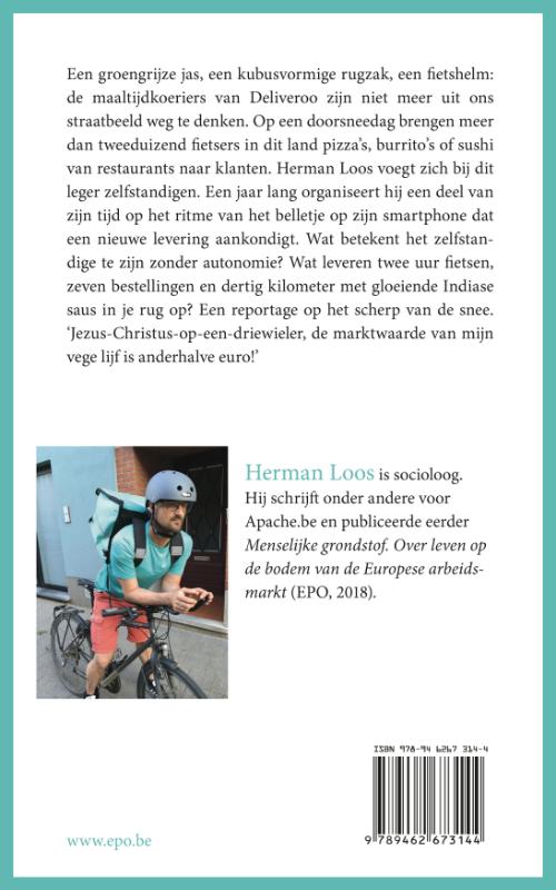 Homo deliveroo achterkant