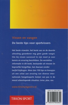 Vissen en vangen achterkant