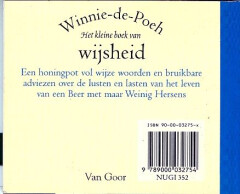 WINNIE DE POEH KLEINE BOEK VAN WIJSHEID achterkant