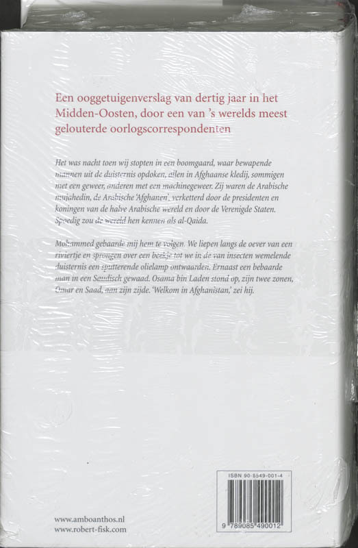 De grote beschavingsoorlog De grote beschavingsoorlog achterkant