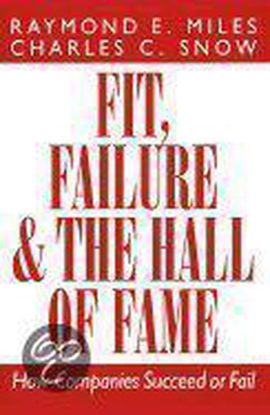 Fit, Failure and the Hall of Fame