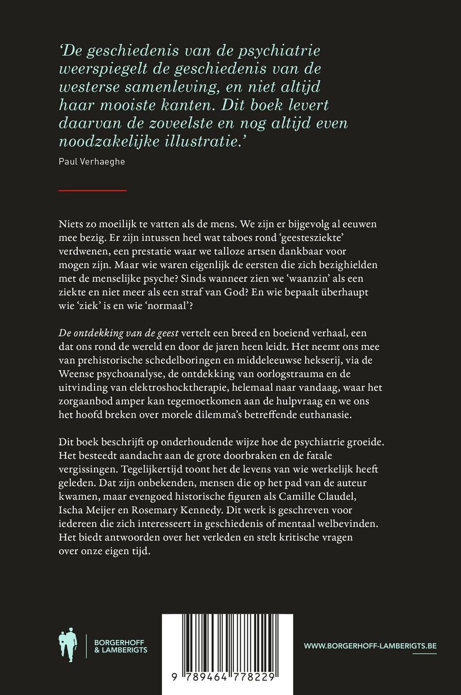 De ontdekking van de geest achterkant