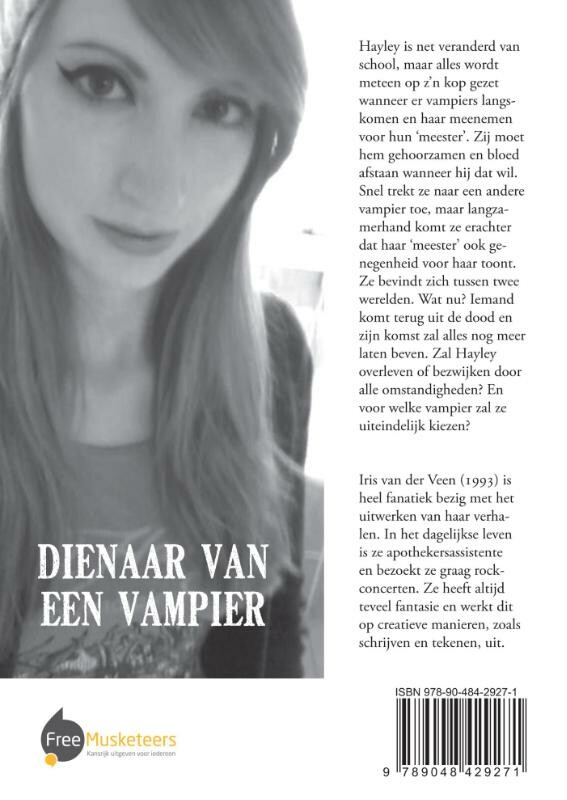 Dienaar van een vampier achterkant