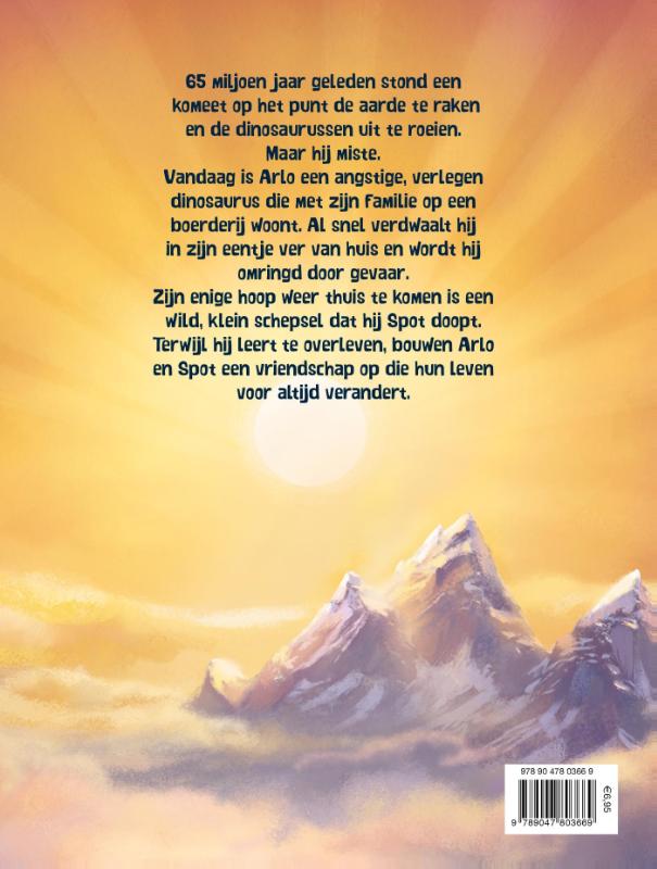 The good dinosaur / Disney Pixar achterkant