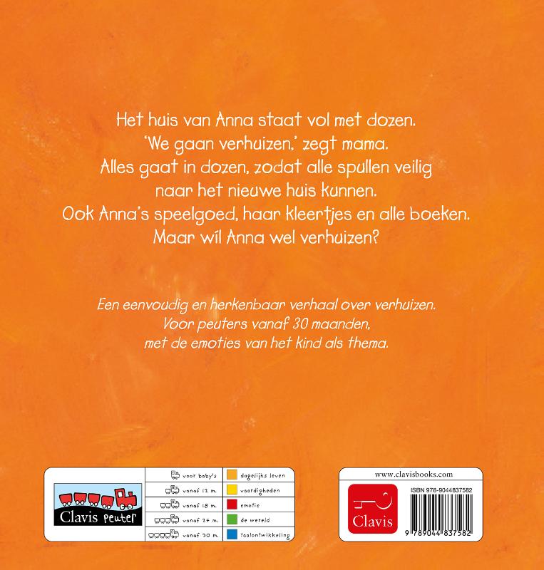 Anna wordt grote zus / Anna achterkant