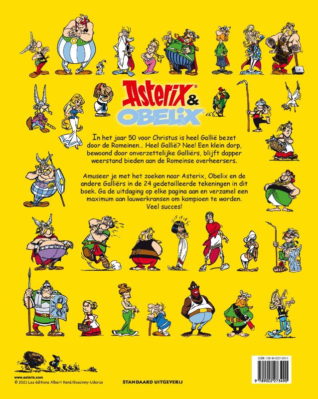 Asterix & Obelix achterkant