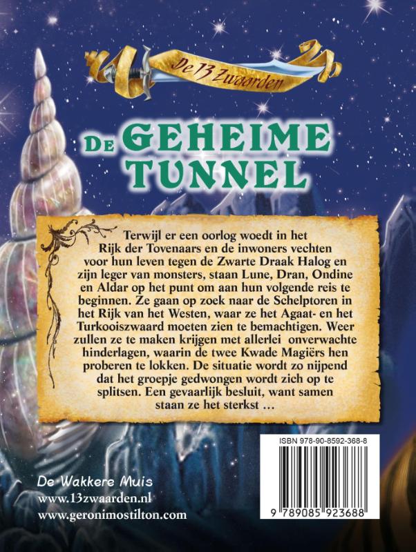 De geheime tunnel / De 13 zwaarden / 3 achterkant