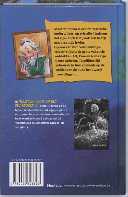 Meester Pluim en het praatpoeder Meester Pluim en het praatpoeder achterkant