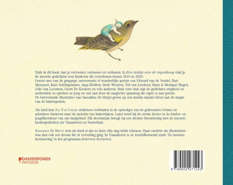 Een stukje van de regenboog achterkant