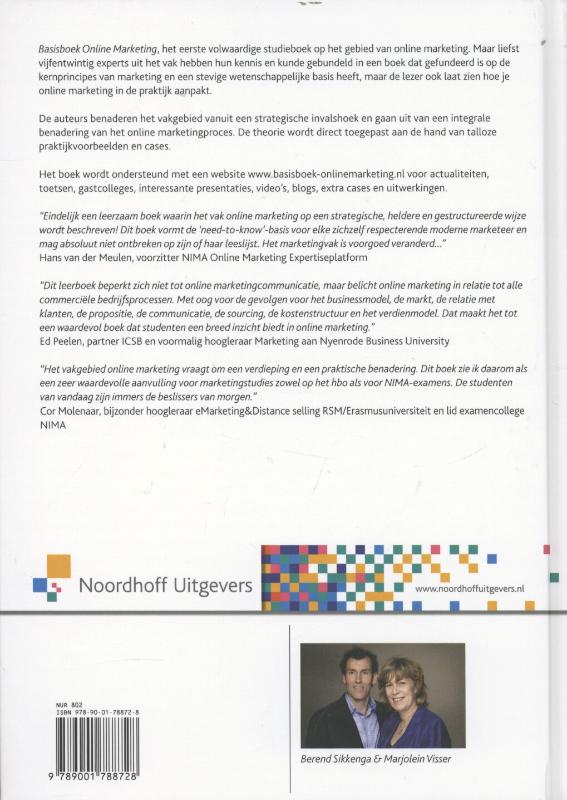 Basisboek online marketing Basisboek online marketing achterkant