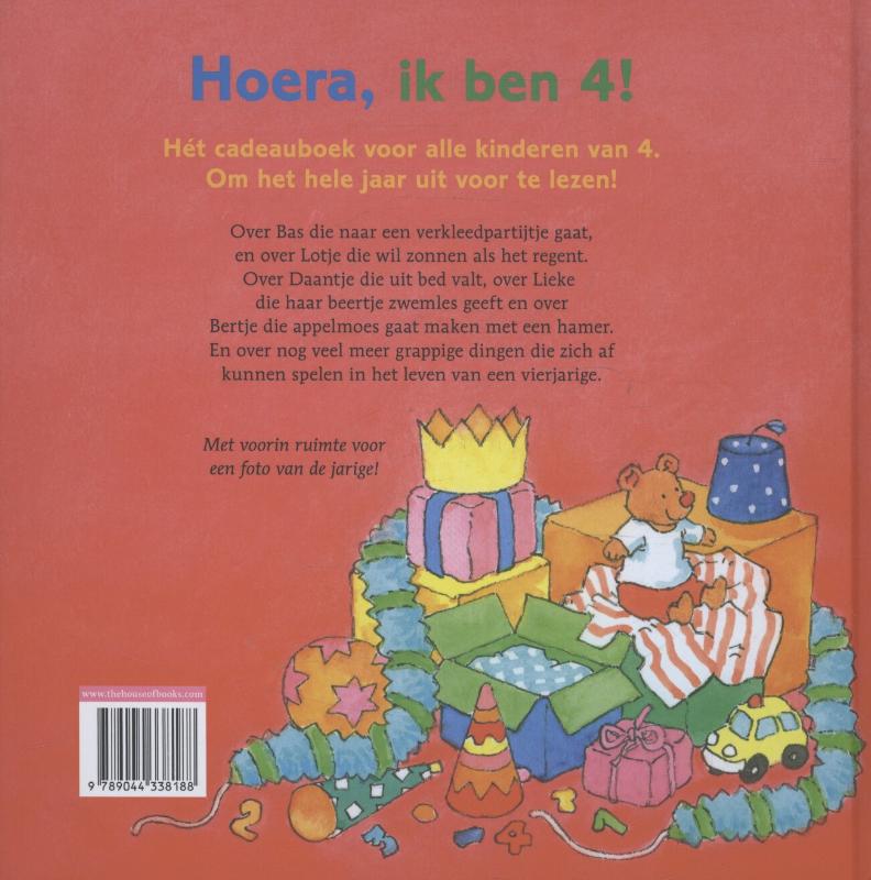 Hoera, ik ben 4! achterkant