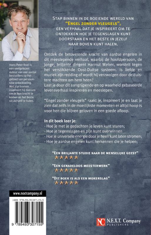 Engel zonder vleugels achterkant