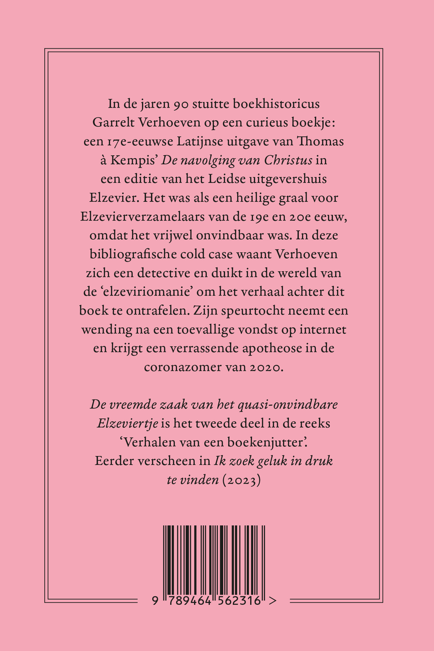 De vreemde zaak van het quasi-onvindbare Elzeviertje achterkant