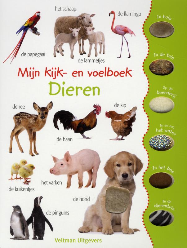 Mijn kijk- en voelboek Dieren