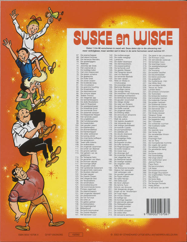 Suske en Wiske no 91 - De speelgoedzaaier achterkant