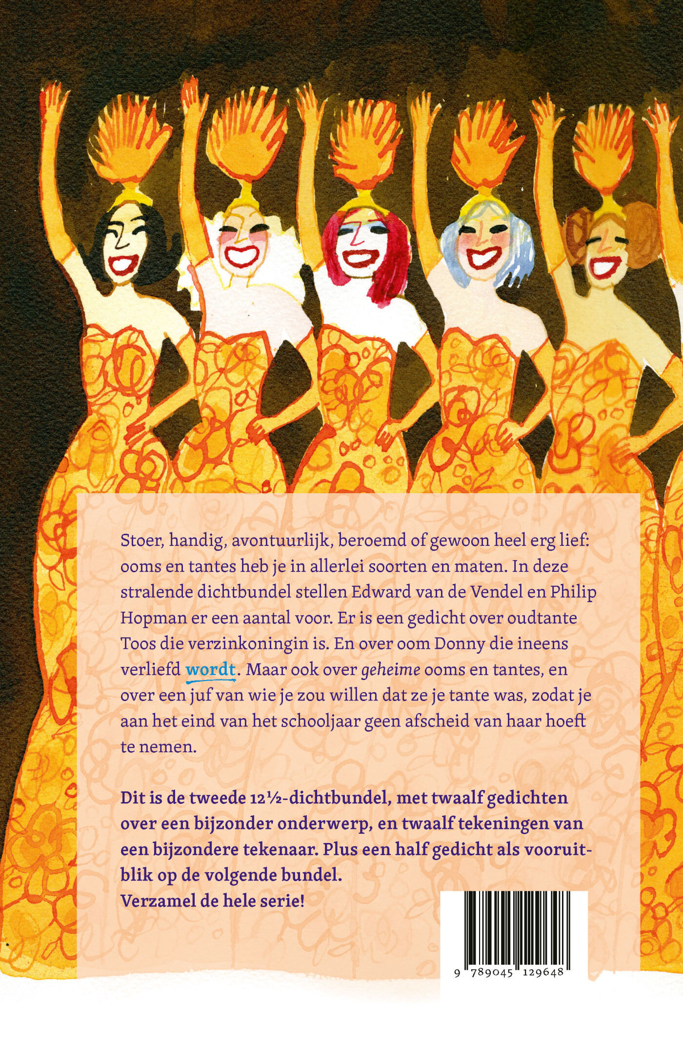 Tantes zijn fantastisch (ooms ook) / 12 1/2 gedichten / 2 achterkant
