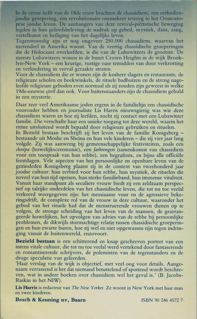 Bezield bestaan achterkant