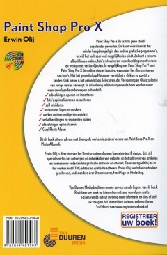 Paint Shop Pro X / Computeridee achterkant