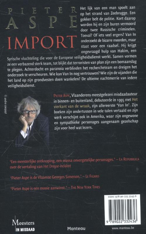Import / Meesters in misdaad Import / Meesters in misdaad achterkant
