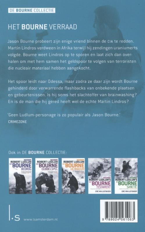 Het Bourne verraad / De Bourne collectie / 5 Het Bourne verraad / De Bourne collectie / 5 achterkant