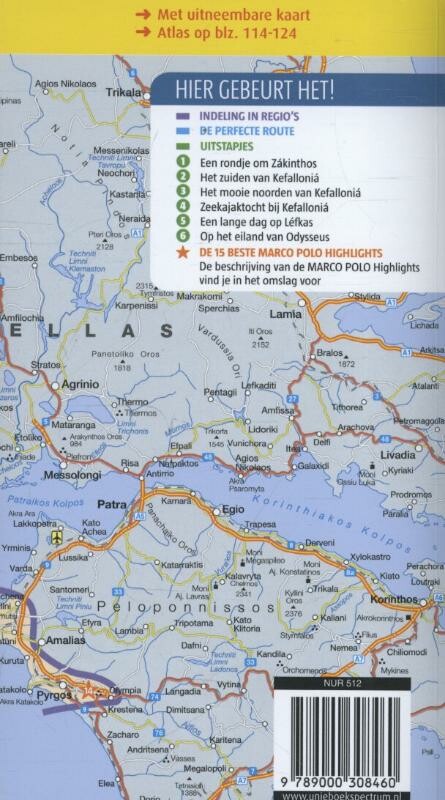 Griekse Eilanden, Ionische Zee / Marco Polo achterkant