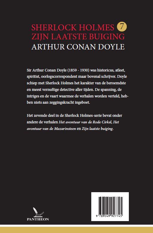 Zijn laatste buiging / Sherlock Holmes / 7 achterkant