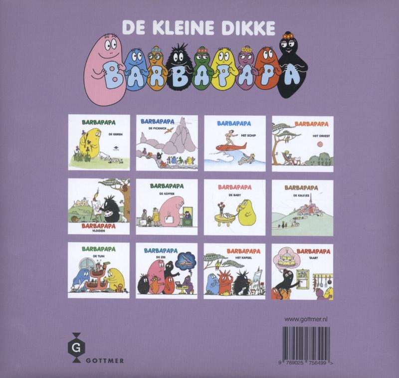 Barbapapa - De kleine dikke Barbapapa achterkant