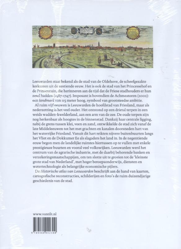Historische atlas van Leeuwarden achterkant