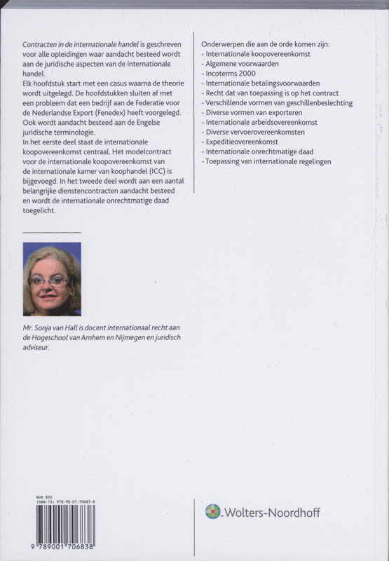Contracten in de internationale handel achterkant