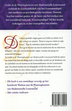 Liefde in de waarzegkaarten van Mademoiselle Lenormand achterkant