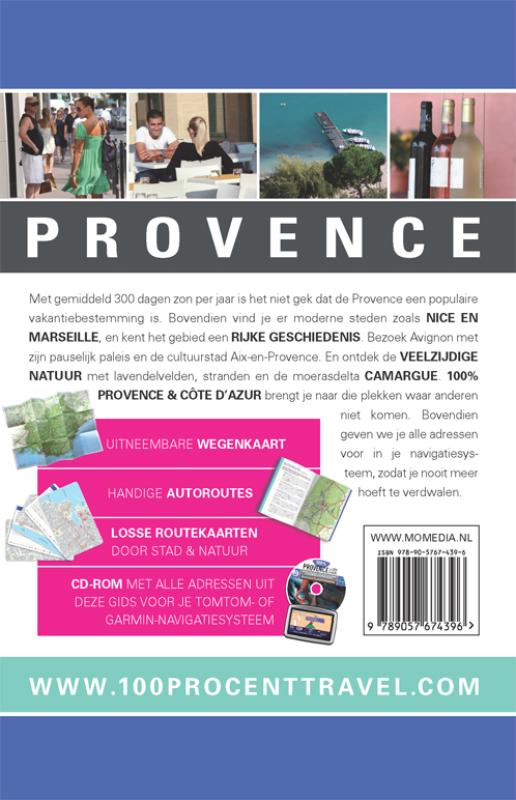 100% Provence & Cote d'Azur / 100% regiogidsen achterkant