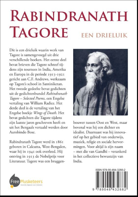 Rabindranath Tagore achterkant