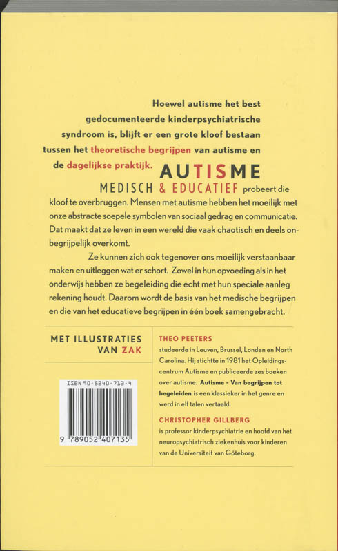 Autisme - Medisch & Educatief achterkant